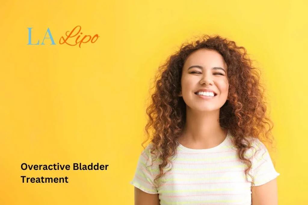 woman smiling about overactive bladder treatment Bury solutions
